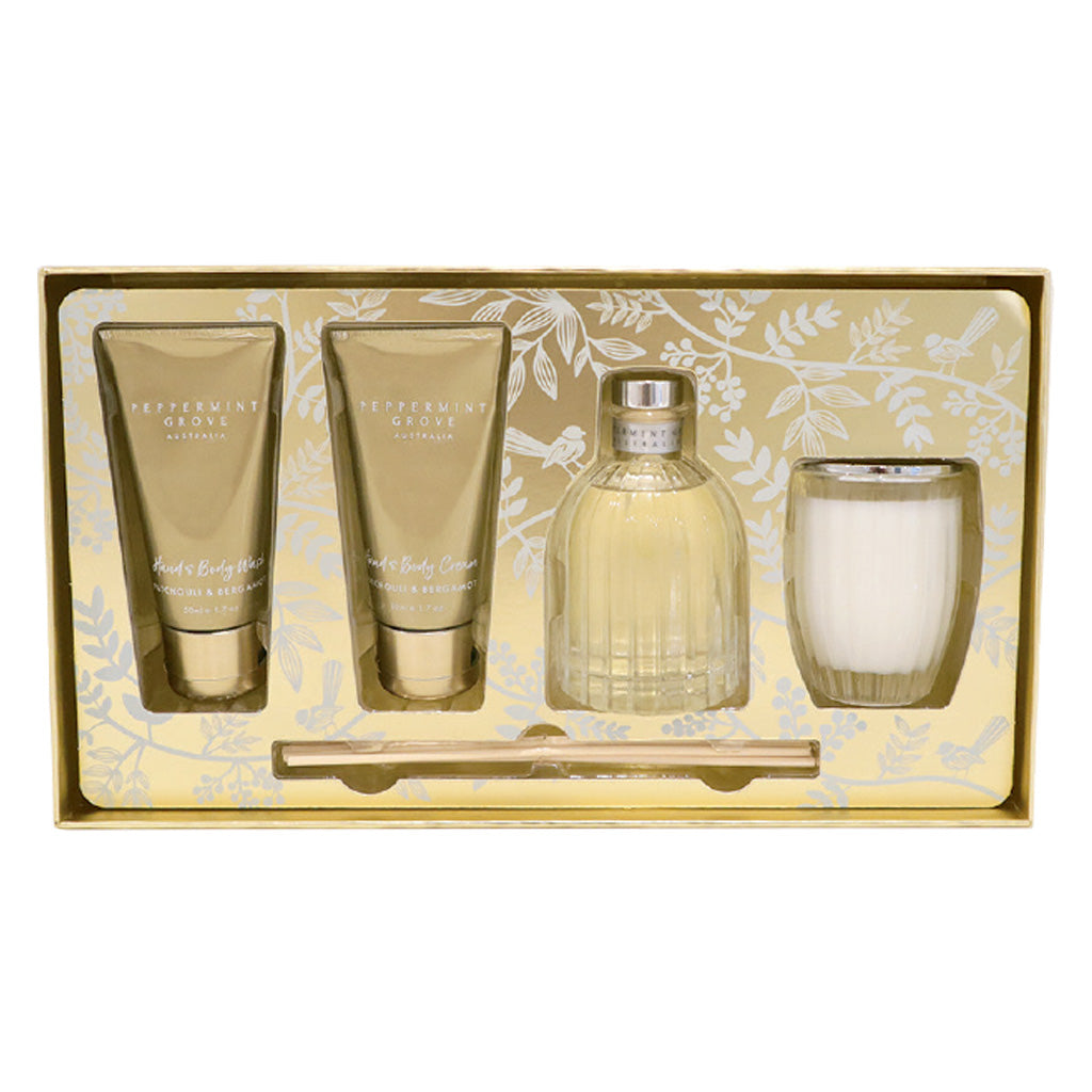 PEPPERMINT GROVE DELUXE GIFT SET LIME & LEMONGRASS